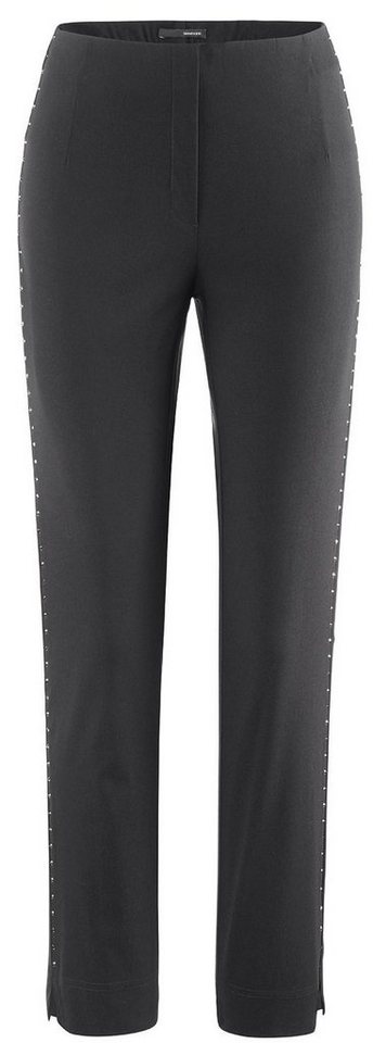 Stehmann Stretch-Hose Ina-749-14060, mit SWAROVSKI Kristallen mit Schlitz am Beinabschluss von Stehmann