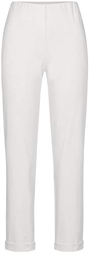 Stehmann-Sylvia-682, Hose mit Aufschlag in High-Tec-Cotton Qualitaet Farbe weiß, Größe 48 Stehmann-Sylvia-682, Hose mit Aufschlag in High-Tec-Cotton Qualitaet Farbe weiß, Größe 48 von Stehmann