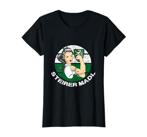 Steiermark Shirt Steirer Madl Wappen Panther Frauen Steirer T-Shirt Steiermark Shirt Steirer Madl Wappen Panther Frauen Steirer T-Shirt von Steiermark Shop IBK