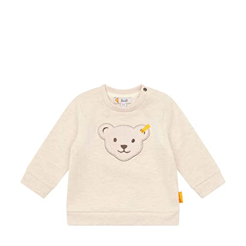 Steiff Baby Girls Bird´s Twittering Sweatshirt, Antique White, 74 von Steiff
