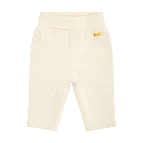 Steiff Baby Girls Hose Loose fit Pants, Antique White, 74 von Steiff