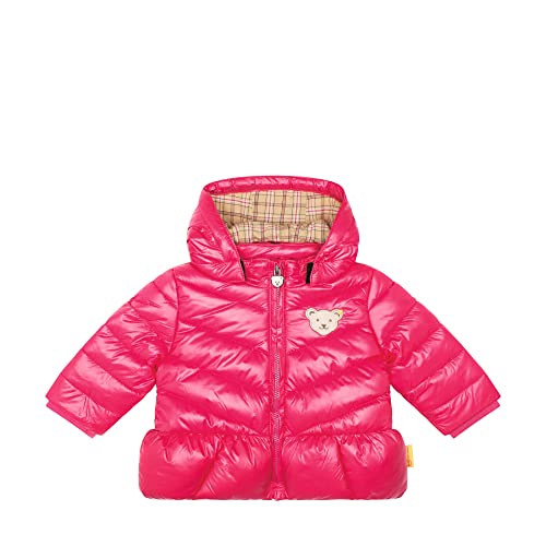 Steiff Baby Girls Year of The Teddybear Jacket, Raspberry, 56 von Steiff