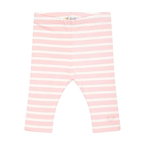 Steiff Baby Girls lang Leggings, Silver PINK, 56 von Steiff