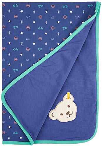 Steiff Baby-Jungen Halstuch 2er Pack Decke Strick, DEEP Cobalt, One Size Steiff Baby-Jungen Halstuch 2er Pack Decke Strick, DEEP Cobalt, One Size von Steiff