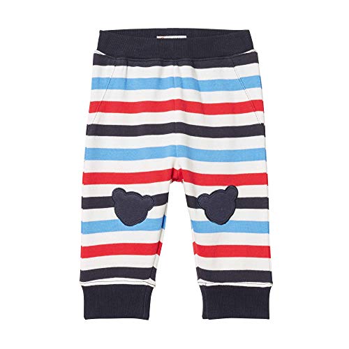 Steiff Baby-Jungen Hose Sweathose, Mehrfarbig (Bright White 1000), 80 von Steiff