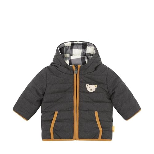 Steiff Baby-Jungen Kapuze Wendejacke, Obsidian, 056 von Steiff