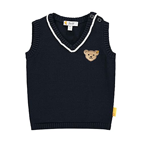 Steiff Baby - Jungen Pullunder, Steiff Navy, 62 EU von Steiff