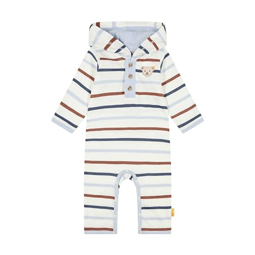 Steiff Baby-Jungen Strampler Langarm, Cloud Dancer, 62 von Steiff