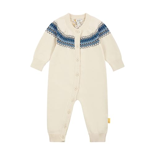 Steiff Baby-Jungen Strampler Langarm, Eggnog, 68 Steiff Baby-Jungen Strampler Langarm, Eggnog, 68 von Steiff