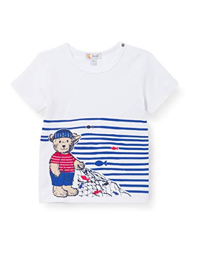 Steiff Baby-Jungen T-Shirt, Bright White, 056 von Steiff