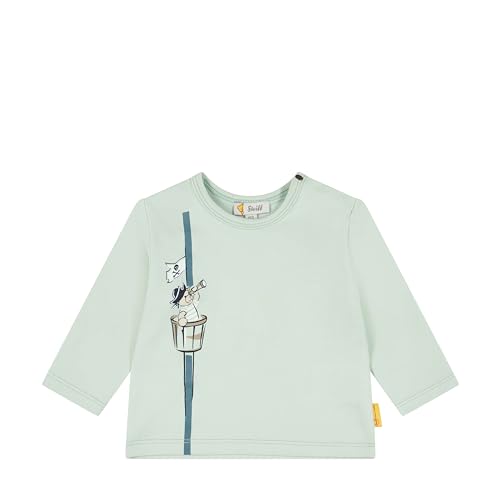 Steiff Baby - Jungen T-Shirts Langarm, Aligator Island, SURF Spray, 74 von Steiff