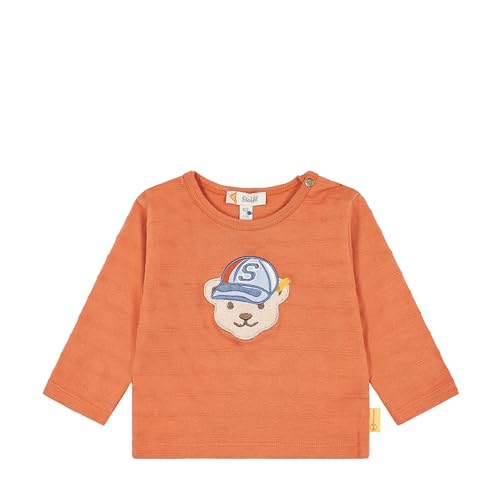 Steiff Baby - Jungen T-Shirts Langarm, Catcher, APRICOT Brandy, 62 von Steiff