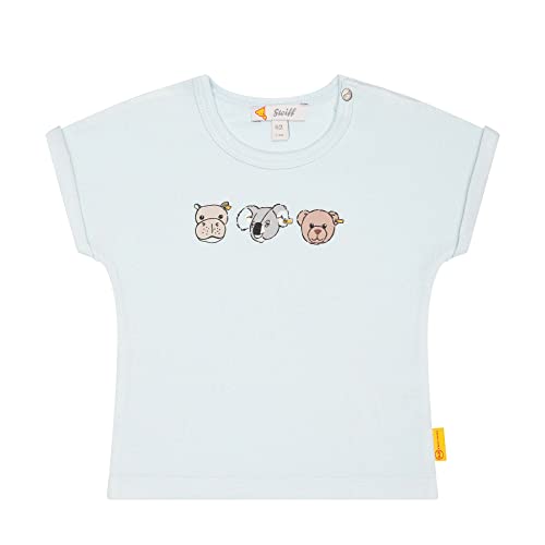 Steiff Baby - Jungen T-shirt Kurzarm T Shirt, Omphalodes, 74 EU von Steiff