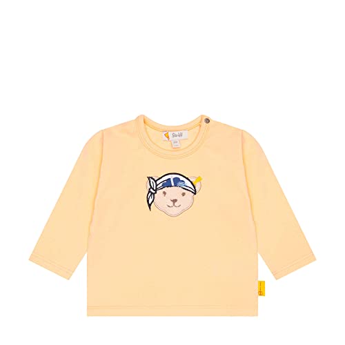 Steiff Baby - Jungen T-shirt Langarm T Shirt, Peach Fuzz, 62 EU von Steiff