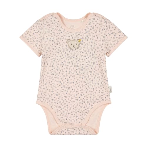 Steiff Baby-Mädchen Body Kurzarm, Seashell PINK, 74 von Steiff