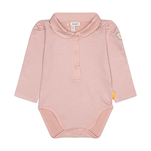 Steiff Baby-Mädchen Body Langarm Unterwäsche, Pale Mauve, 68 von Steiff