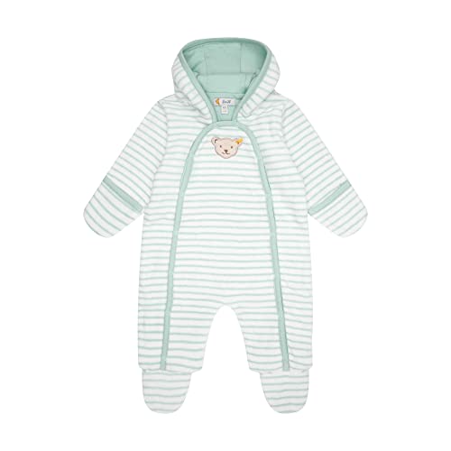 Steiff Baby-Mädchen Einteiler Fleece, Harbor Gray, 086 von Steiff