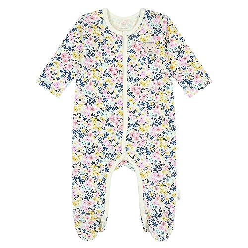 Steiff Baby-Mädchen Fuß Strampler Langarm, Crown Blue, 80 von Steiff