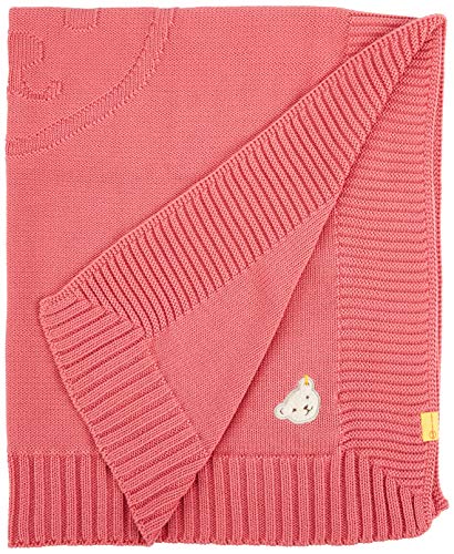 Steiff Baby-Mädchen Halstuch 2er Pack Decke Strick, Rapture Rose, One Size von Steiff