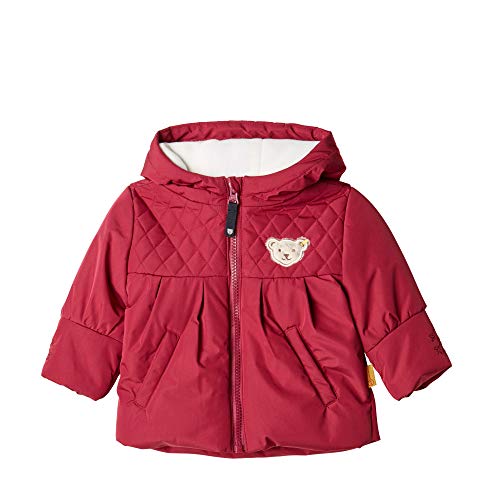 Steiff Baby - Mädchen Jacke , Rot (BEET RED 4010) , 86 (Herstellergröße:86) von Steiff