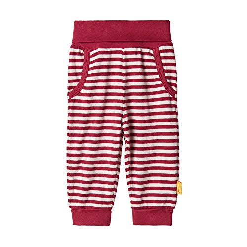 Steiff Baby-Mädchen Jogginghose Jeans, Rot (BEET RED 4010), 56 (Herstellergröße:56) von Steiff