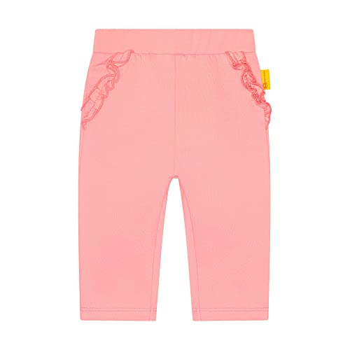 Steiff Baby - Mädchen Jogginghose Lässige Hose, Salmon Rose, 56 EU von Steiff