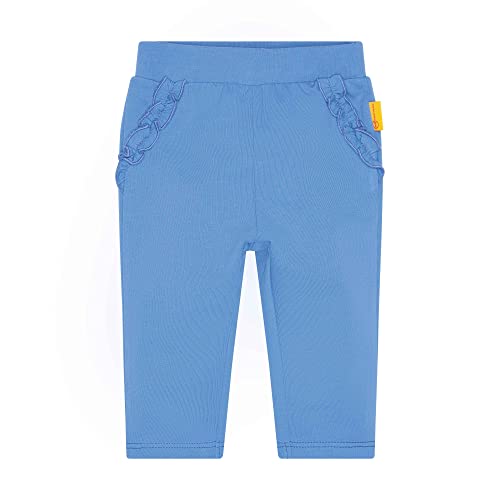 Steiff Baby - Mädchen Jogginghose Lässige Hose, Ultramarine, 56 EU von Steiff