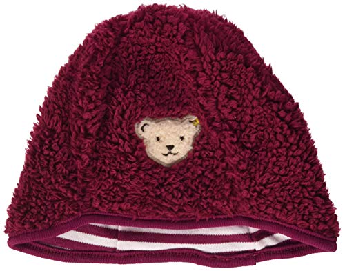 Steiff Baby-Mädchen Mütze, Rot (BEET RED 4010), 39 (Herstellergröße:39) von Steiff