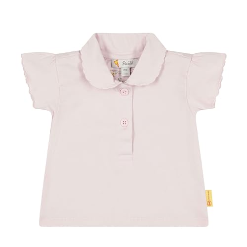 Steiff Baby - Mädchen Polo Kurzarm, Blossom, Lilac Snow, 68 von Steiff