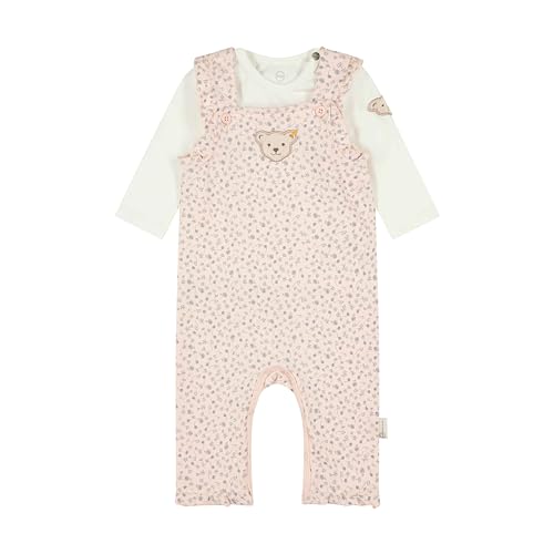 Steiff Baby-Mädchen Set Strampler + T-Shirt Langarm, Seashell PINK, 56 von Steiff