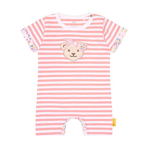 Steiff Baby - Mädchen Spielanzug Baby und Kleinkind Unterwäsche Satz, Salmon Rose, 56 EU von Steiff