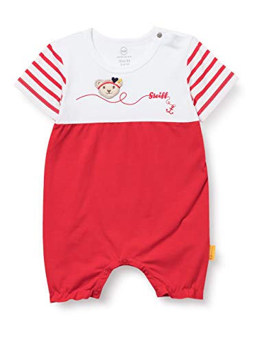 Steiff Baby-Mädchen Spielanzug Nachthemd, True RED, 062 von Steiff