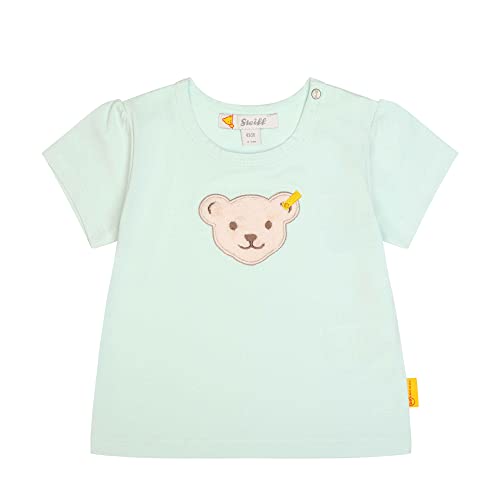 Steiff Baby - Mädchen T-shirt Kurzarm T Shirt, Icy Morn, 62 EU von Steiff