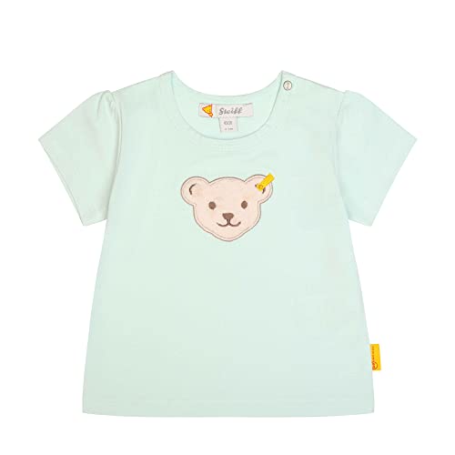 Steiff Baby - Mädchen T-shirt Kurzarm T Shirt, Icy Morn, 68 EU von Steiff