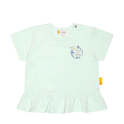 Steiff Baby - Mädchen T-shirt Kurzarm T Shirt, Icy Morn, 80 EU von Steiff