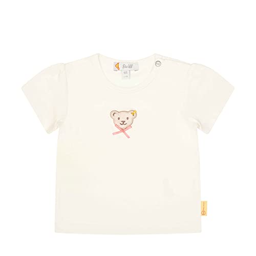 Steiff Baby - Mädchen T-shirt Kurzarm T Shirt, Pristine, 86 EU von Steiff
