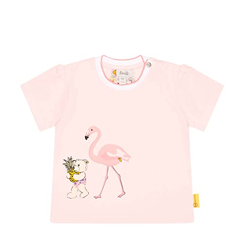 Steiff Baby - Mädchen T-shirt Kurzarm T Shirt, Rose Shadow, 92 EU von Steiff