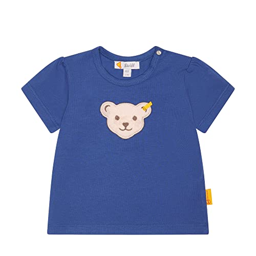 Steiff Baby - Mädchen T-shirt Kurzarm T Shirt, True Navy, 68 EU von Steiff