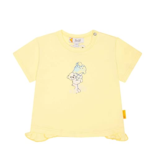 Steiff Baby - Mädchen T-shirt Kurzarm T Shirt, Yellow Pear, 56 EU von Steiff