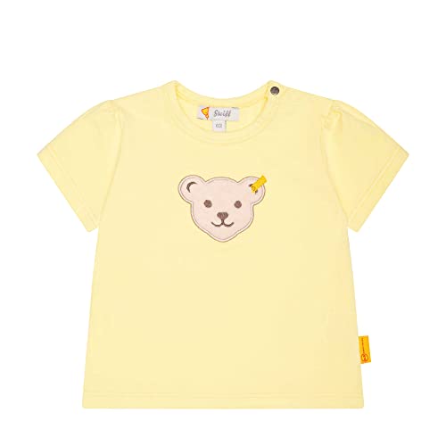Steiff Baby - Mädchen T-shirt Kurzarm T Shirt, Yellow Pear, 68 EU von Steiff