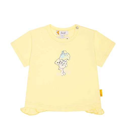 Steiff Baby - Mädchen T-shirt Kurzarm T Shirt, Yellow Pear, 80 EU von Steiff