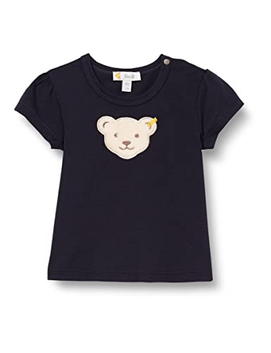 Steiff Baby - Mädchen T-shirt kortærmet T Shirt, Steiff Navy, 56 EU von Steiff