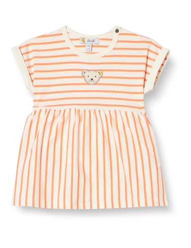 Steiff Baby-Mädchen integriert in Kleid/Bluse Body Kurzarm, Melon, 68 von Steiff