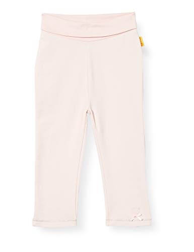 Steiff Baby-Mädchen mit süßer Teddybärapplikation Leggings, Rosa (Barely Pink 2560), 050 von Steiff