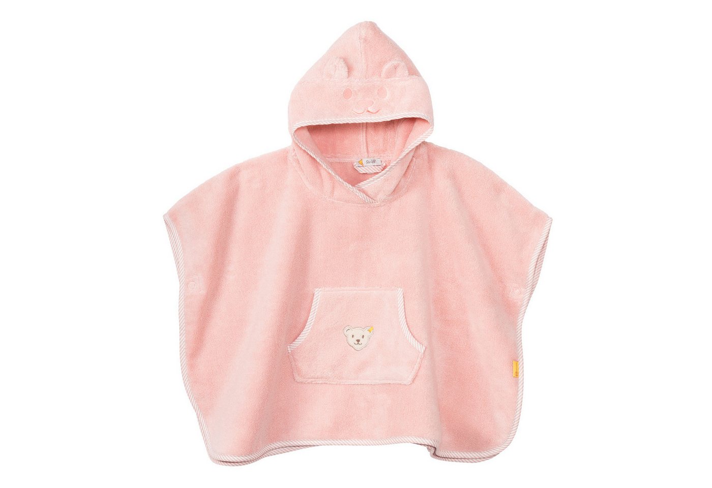 Steiff Badeponcho Baby Poncho Rosa Unigröße 1-3 Jahre von Steiff