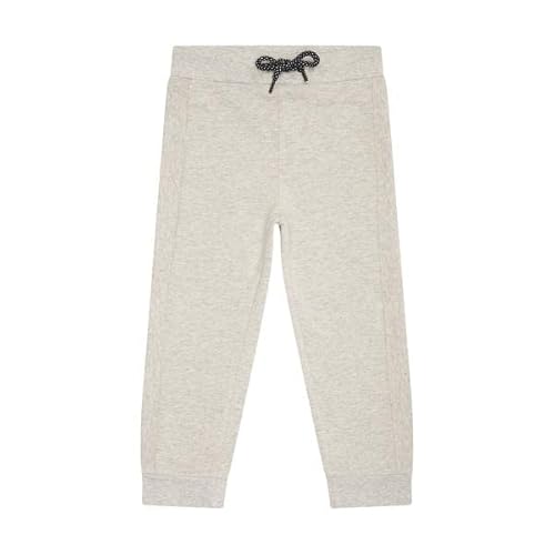 Steiff Boy's Jogger mit Beinbündchen Lässige Hose, Soft Grey Melange, 92 von Steiff