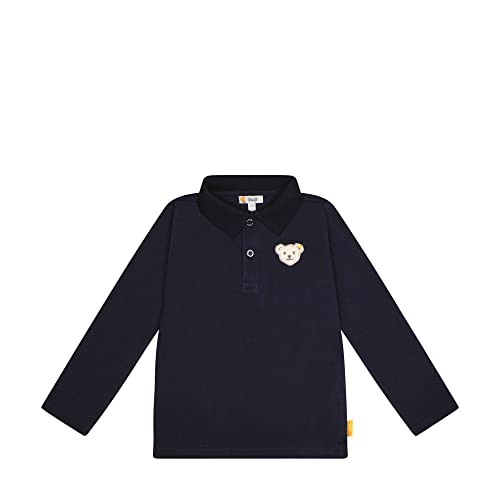 Steiff Boy's Polo Langarm Polohemd, Navy, Regular von Steiff