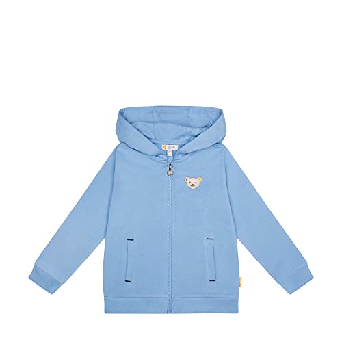 Steiff Boy's Sweatjacke mit Kapuze Sweater Vest, Della Robbia Blue, 110 von Steiff