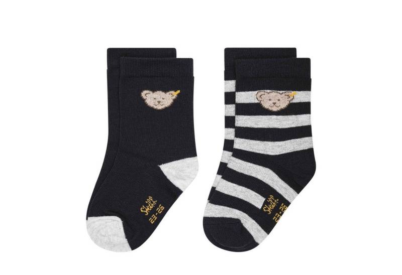 Steiff Freizeitsocken Kinder Unisex Socken, 2er Pack - Bio-Baumwolle von Steiff