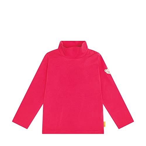 Steiff Girl's T Langarm Teddykopf ohne Squeezer Shirt, Raspberry, 104 von Steiff